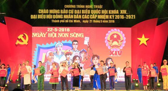 Đặc sắc chương trình Ngày hội non sông
