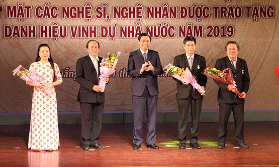 Đà Nẵng vinh danh nghệ sĩ, nghệ nhân có nhiều cống hiến vì di sản