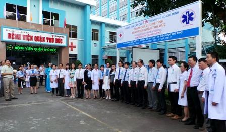 TP.HCM: Ra mắt điểm cấp cứu bệnh viện vệ tinh thứ 4