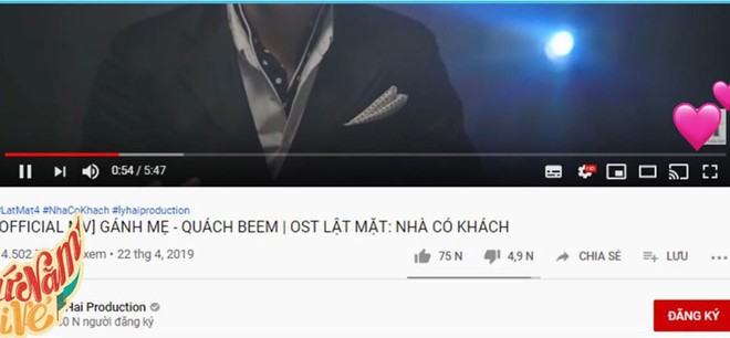 MV Gánh mẹ trên kênh YouTube Ly Hai Production trước và sau khi biến mất khỏi YouTube do vướng tranh chấp bản quyền lời bài hát - bài thơ /// P.L.V