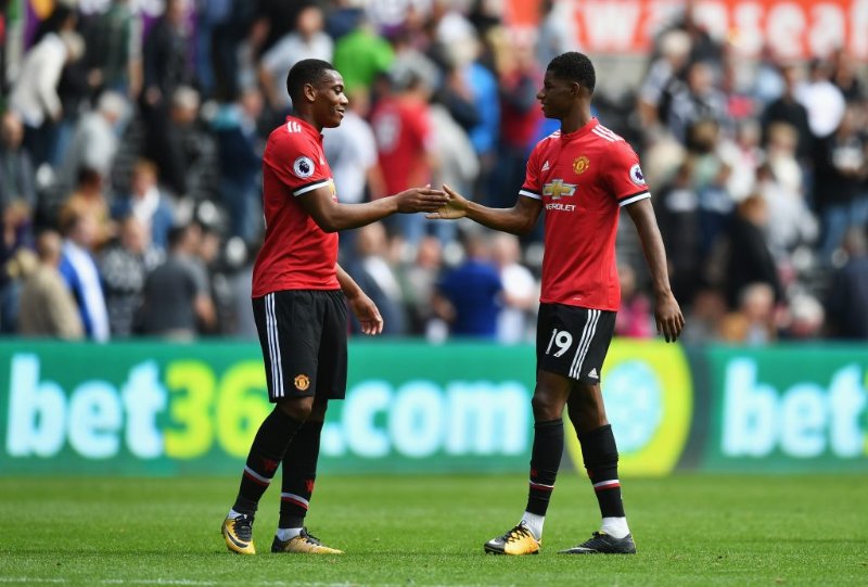 Vì sao Martial và Rashford hiếm khi đá cùng nhau?