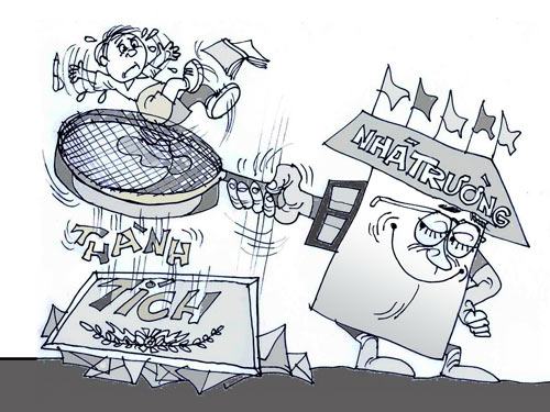 Vì thành tích, loại trò kém