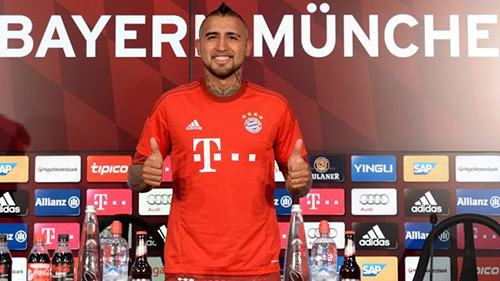 Vidal mơ vô địch Champions League cùng Bayern