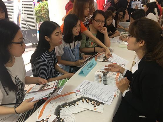 55 doanh nghiệp đem việc làm đến cho sinh viên