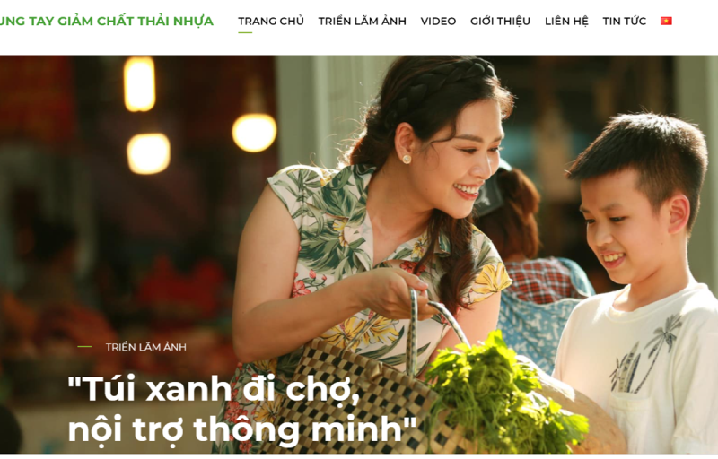 Thông điệp của Chiến dịch truyền thông “Chung tay giảm chất thải nhựa.” (Nguồn ảnh: Viện CLCSTN&MT)