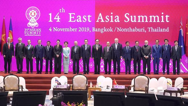 Các trưởng đoàn tại Hội nghị cấp cao Đông Á ngày 4.11 /// TTXVN