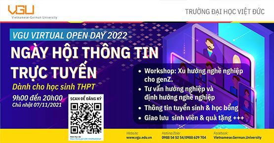 Trường Đại học Việt Đức: Ngày hội thông tin trực tuyến dành cho học sinh THPT