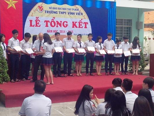 Trường THPT Vĩnh Viễn: Lễ tổng kết năm học 2014-2015