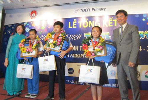 Cuộc thi Vô địch TOEFL Primary năm học 2014-2015: TP.HCM xuất sắc giành 3 giải nhất khu vực