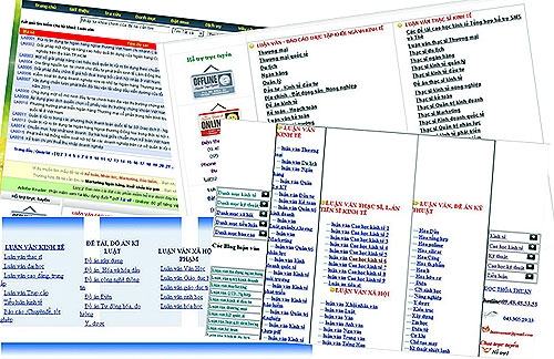 Vô tư rao bán luận văn