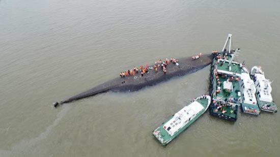 Vụ chìm tàu trên sông Dương Tử: Số người chết tăng lên 65 người