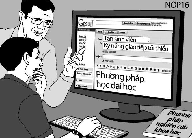 Vừa buồn vừa bực nhận email