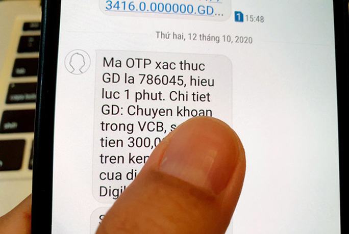 Xác thực giao dịch qua SMS OTP có lỗ hổng