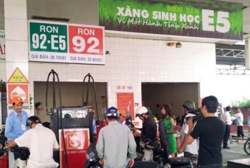 Khuyến khích sử dụng xăng E5