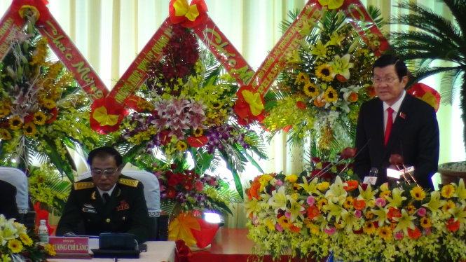 Chủ tịch nước Trương Tấn Sang đánh giá cao những kết quả mà Đảng bộ, chính quyền và nhân dân TP Đà Nẵng đã đạt được trong nhiệm kỳ vừa qua