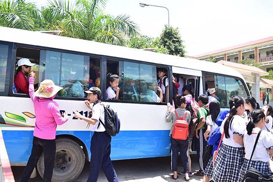 TP.HCM: Chỉ 7% học sinh sử dụng phương tiện công cộng để di chuyển