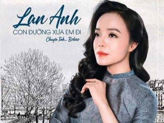 Bìa đĩa album Con đường xưa em đi của ca sĩ Lan Anh