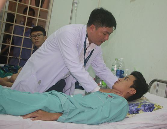 Nam sinh đột quỵ vì tập thể hình