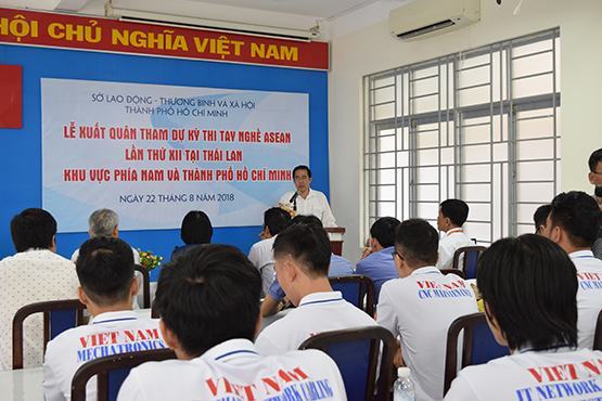 Phía Nam xuất quân tham dự kỳ thi tay nghề ASEAN lần thứ 12