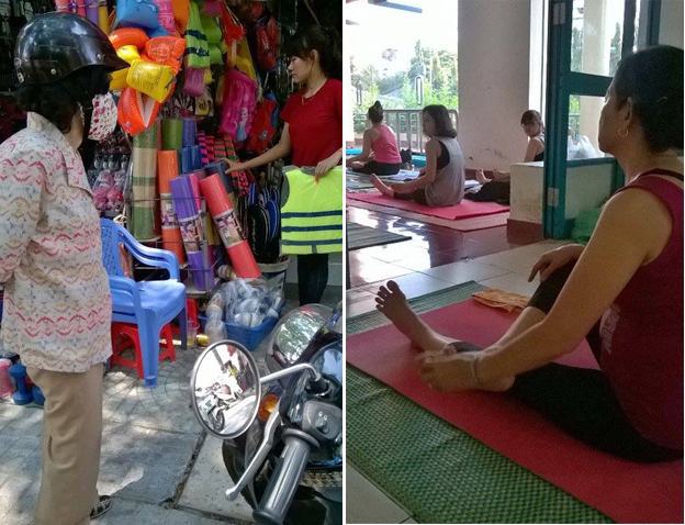 Thờ ơ với thảm tập yoga độc hại