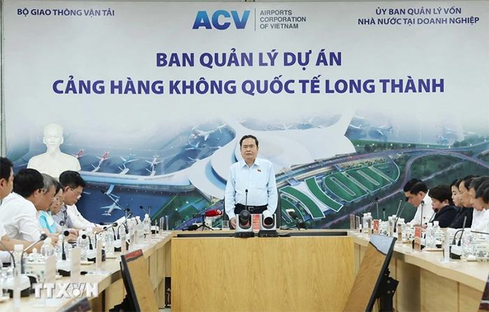 Chủ tịch Quốc hội Trần Thanh Mẫn: Bảo đảm tiến độ thi công dự án Cảng Hàng không Long Thành