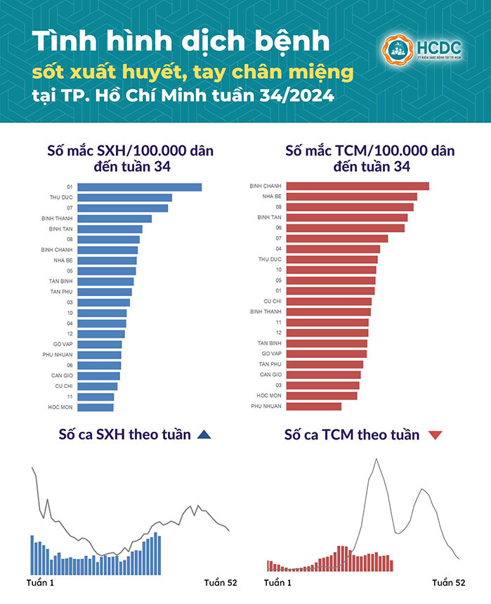 Số ca sốt xuất huyết của TP.HCM có dấu hiệu tăng