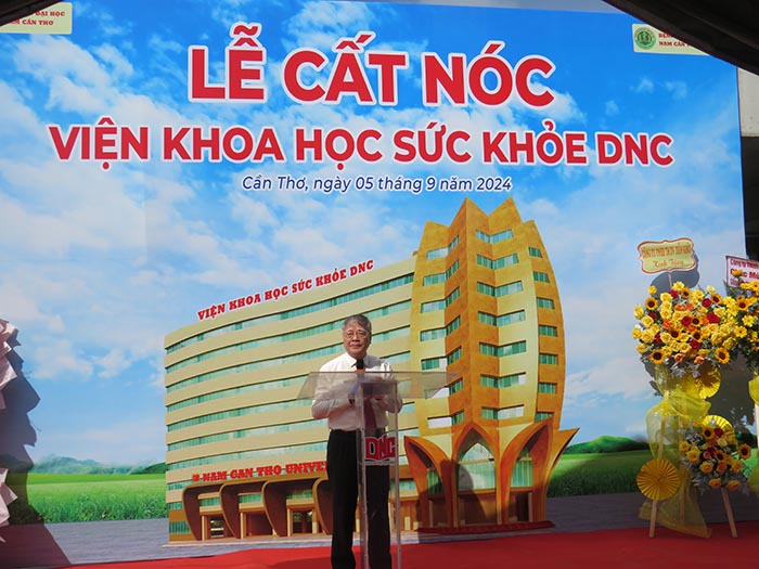 Lễ cất nóc công trình “Viện Khoa học sức khỏe DNC”