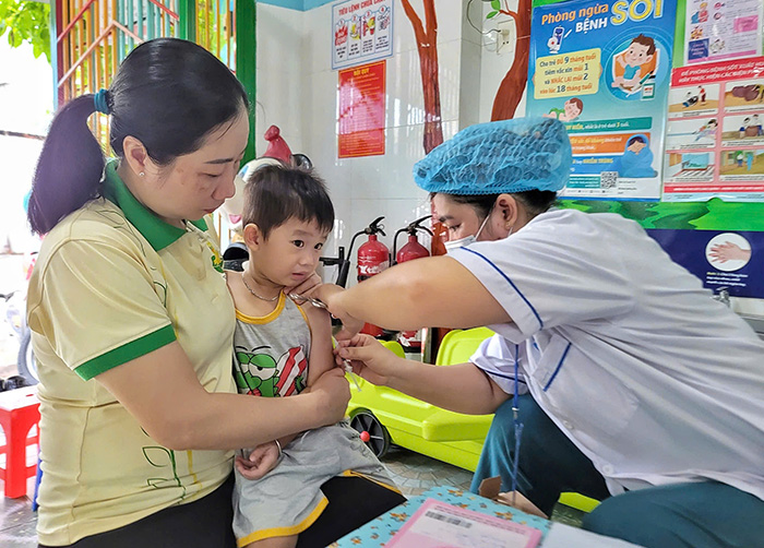 TP.HCM ghi nhận ca nhiễm dịch sởi trong các trường học