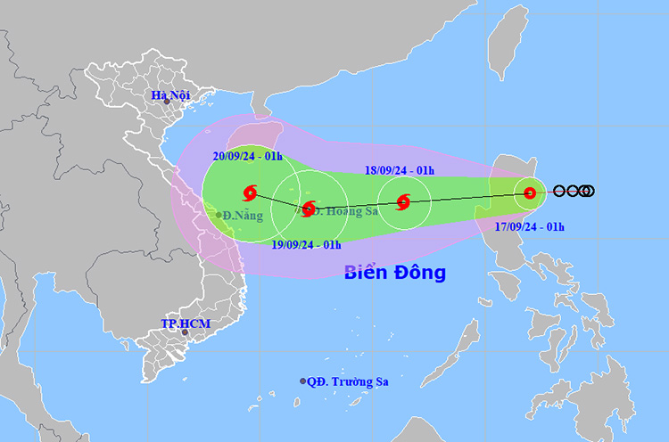 Áp thấp nhiệt đới mạnh lên thành bão