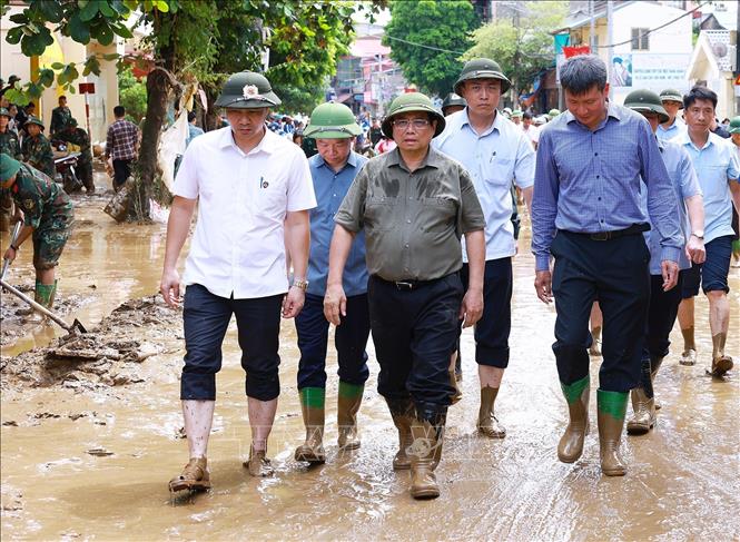 Thủ tướng chỉ đạo công tác khắc phục hậu quả mưa lũ, sạt lở tại Yên Bái