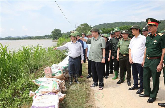 Tổng Bí thư, Chủ tịch nước Tô Lâm kiểm tra công tác phòng, chống bão lụt tại Tuyên Quang