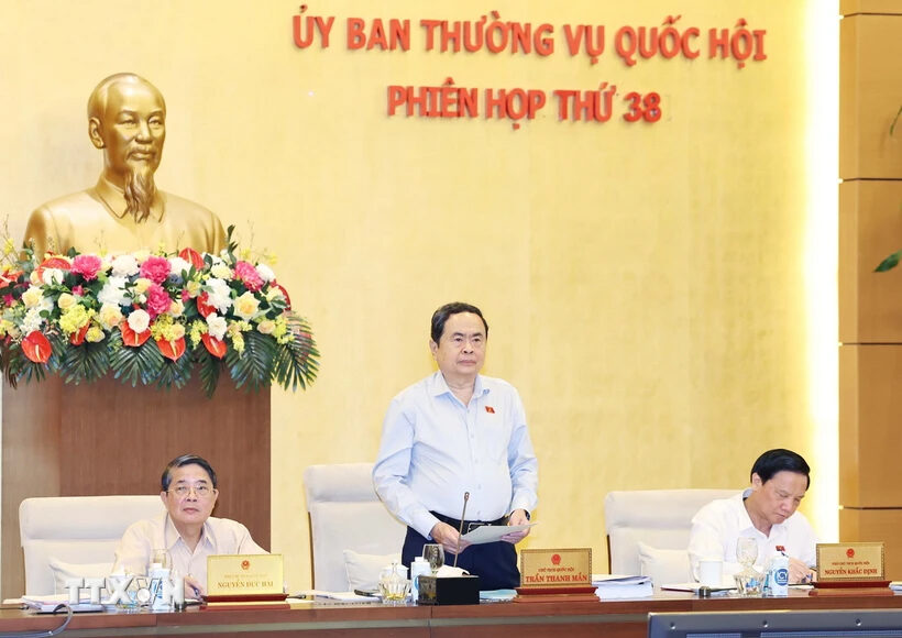 Khai mạc phiên họp thứ 38 của Ủy ban Thường vụ Quốc hội