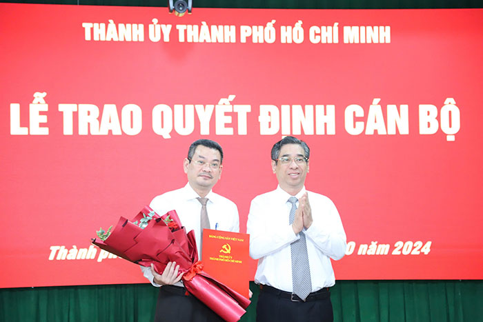 Ông Hoàng Minh Tuấn Anh làm Bí thư quận 7