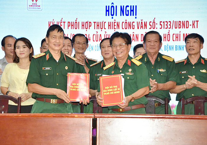 Phối hợp chăm lo thương binh, bệnh binh