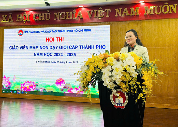 Hơn 10.000 giáo viên mầm non TP.HCM tham gia thi giáo viên mầm non dạy giỏi năm 2025