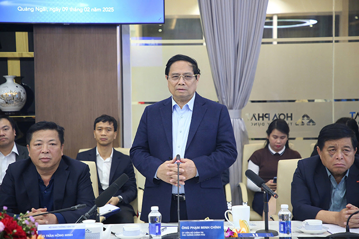 Thủ tướng Chính phủ Phạm Minh Chính làm việc với các tỉnh miền Trung