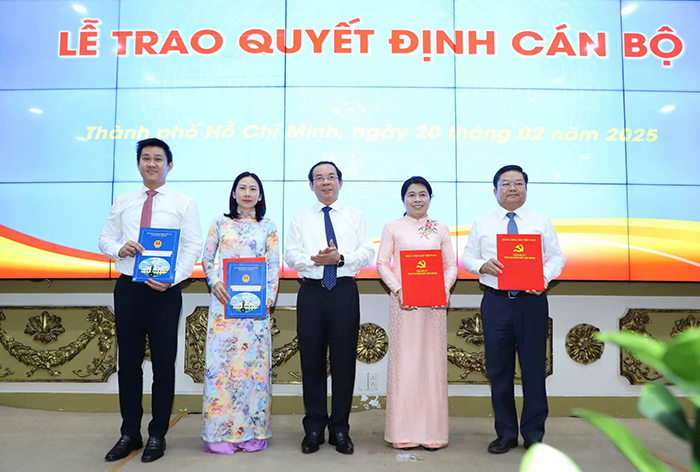 TP.HCM: Bổ nhiệm, điều động 4 cán bộ chủ chốt