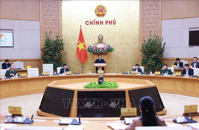 Thủ tướng Phạm Minh Chính chủ trì phiên họp Chính phủ thường kỳ tháng 1-2025