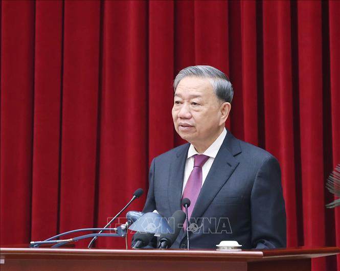 Tổng Bí thư Tô Lâm: Tổ chức tốt Đại hội Đảng bộ các cấp nhiệm kỳ 2025-2030