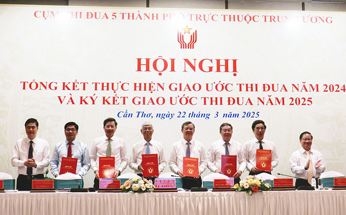 Tổng kết thực hiện giao ước cụm thi đua thành phố trực thuộc Trung ương
