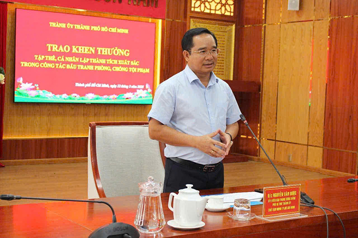 TP.HCM khen thưởng tập thể, cá nhân có thành tích xuất sắc trong công tác đấu tranh phòng chống tội phạm