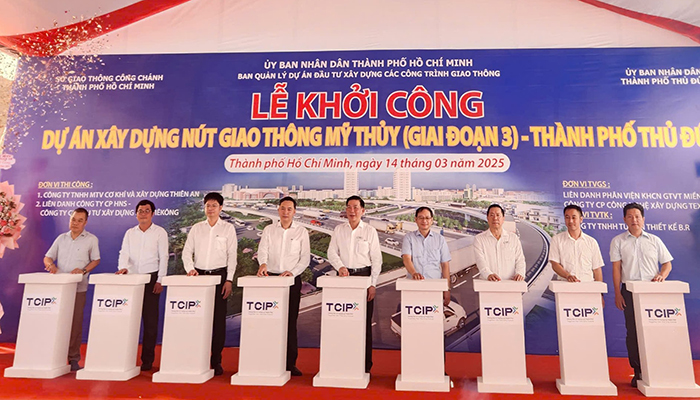 TP.HCM khởi công dự án xây dựng nút giao thông Mỹ Thủy giai đoạn 3