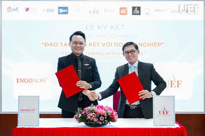 IELTS Master – Engonow ký kết hợp tác chiến lược cùng UEF: Cam kết đồng hành nâng cao năng lực toàn diện cho sinh viên
