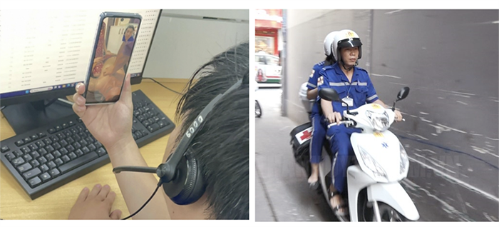 TP.HCM: Mở rộng cấp cứu ngoại viện bằng xe hai bánh