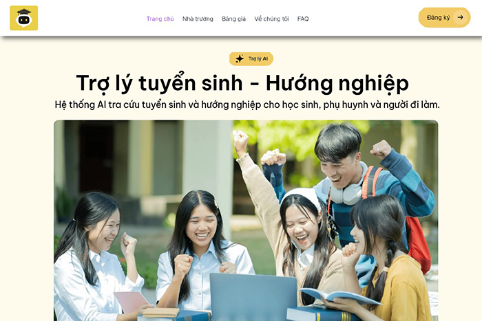 Huongnghiep.ai –  Giải pháp tuyển sinh thông minh cho nhà trường