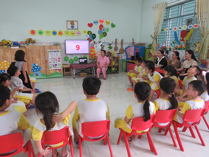 Mầm non Hoàng Anh: Nỗ lực xây dựng trường mầm non hạnh phúc