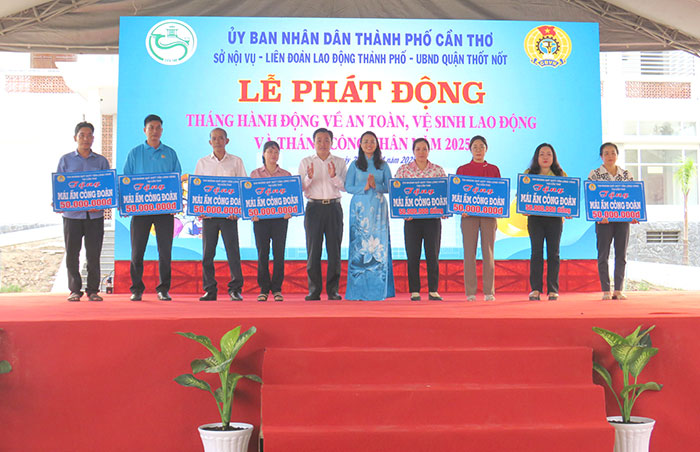 Cần Thơ phát động Tháng Công nhân và vệ sinh an toàn lao động năm 2025