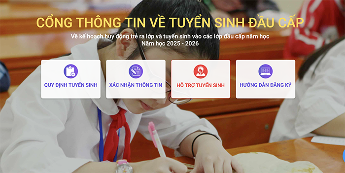 Hôm nay, TP.HCM bắt đầu mở cổng đăng ký tuyển sinh mầm non, lớp 1, lớp 6 vào các trường đặc thù