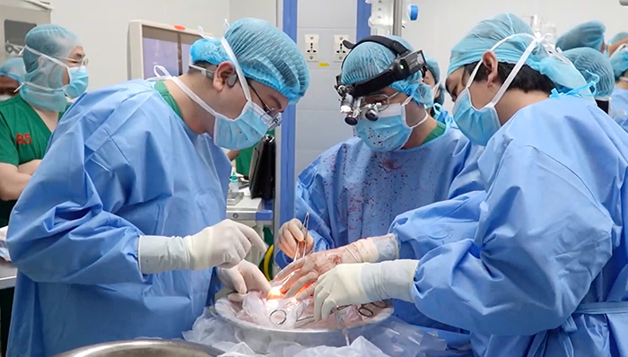 Ca ghép tạng đầu tiên tại Bệnh viện Quân y 175 được thực hiện trong kỳ nghỉ lễ