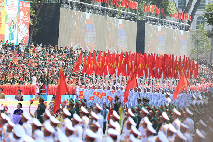 Đầy tự hào với phần diễu binh, diễu hành kỷ niệm 50 năm Ngày Giải phóng miền Nam, thống nhất đất nước